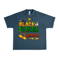 Midnight Navy Black Nurse magic Urban Heavy Tee - HowdyJamesFarm