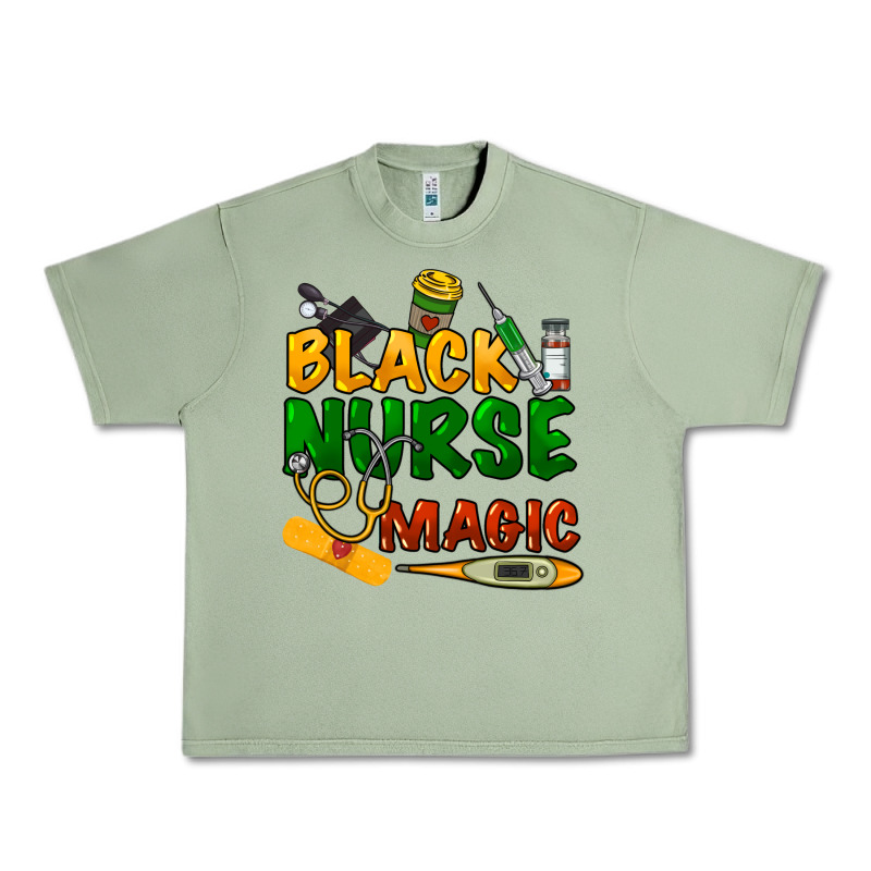 Black Nurse Magic Urban Heavy Tee by HowdyJamesFarm | Teevron