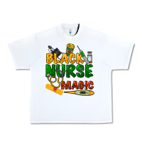 White Black Nurse magic Urban Heavy Tee - HowdyJamesFarm