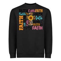Black faith cross Heavyweight Sweatshirt - Artiststas