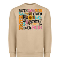 Mushroom faith cross Heavyweight Sweatshirt - Artiststas