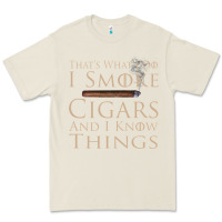 Bone That's What I Do I Smoke Cigars And I Know Things Premium Tee - longCreatives