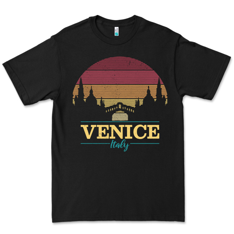 Venice Italy   Vintage Retro Italian Travel Souvenir Gift Pullover Hoo Premium Tee by longCreatives | Teevron