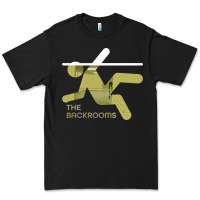 Black The Backrooms graphic Premium Tee - longCreatives