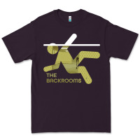 Plum The Backrooms graphic Premium Tee - longCreatives