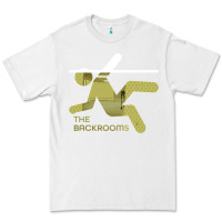 White The Backrooms graphic Premium Tee - longCreatives