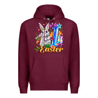 Burgundy MY easter Premium Hoodie - CowhideDigitalArt