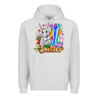 Dove Grey MY easter Premium Hoodie - CowhideDigitalArt