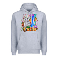 Heather Grey MY easter Premium Hoodie - CowhideDigitalArt
