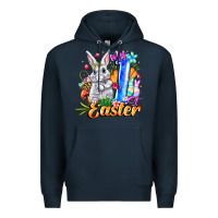 Navy MY easter Premium Hoodie - CowhideDigitalArt