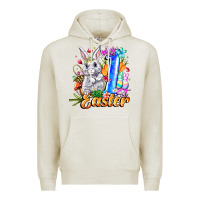Oatmeal Heather MY easter Premium Hoodie - CowhideDigitalArt