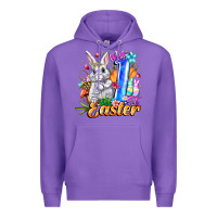 Purple MY easter Premium Hoodie - CowhideDigitalArt