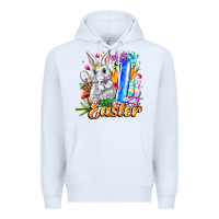 White MY easter Premium Hoodie - CowhideDigitalArt