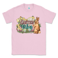 Bubblegum Pink Easter vibes Easter Day Classic Tee - HowdyJamesFarm