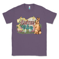 Lavender Easter vibes Easter Day Classic Tee - HowdyJamesFarm