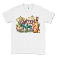 White Easter vibes Easter Day Classic Tee - HowdyJamesFarm