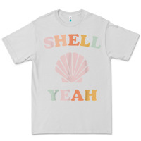 Dove Grey vintage retro shell yeah beach tropical vacation gifts t shirt Premium Tee - longCreatives