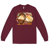 Burgundy Western Leopard and Serape Chicks Long Sleeve Tee - Jasminsmagicworld