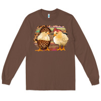 Chestnut Western Leopard and Serape Chicks Long Sleeve Tee - Jasminsmagicworld