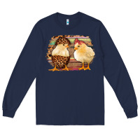 Navy Western Leopard and Serape Chicks Long Sleeve Tee - Jasminsmagicworld