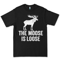 Black The Moose Is Loose Alaska Moose Premium Tee - longCreatives