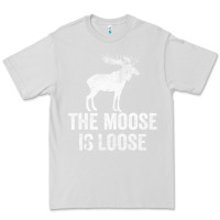 Dove Grey The Moose Is Loose Alaska Moose Premium Tee - longCreatives