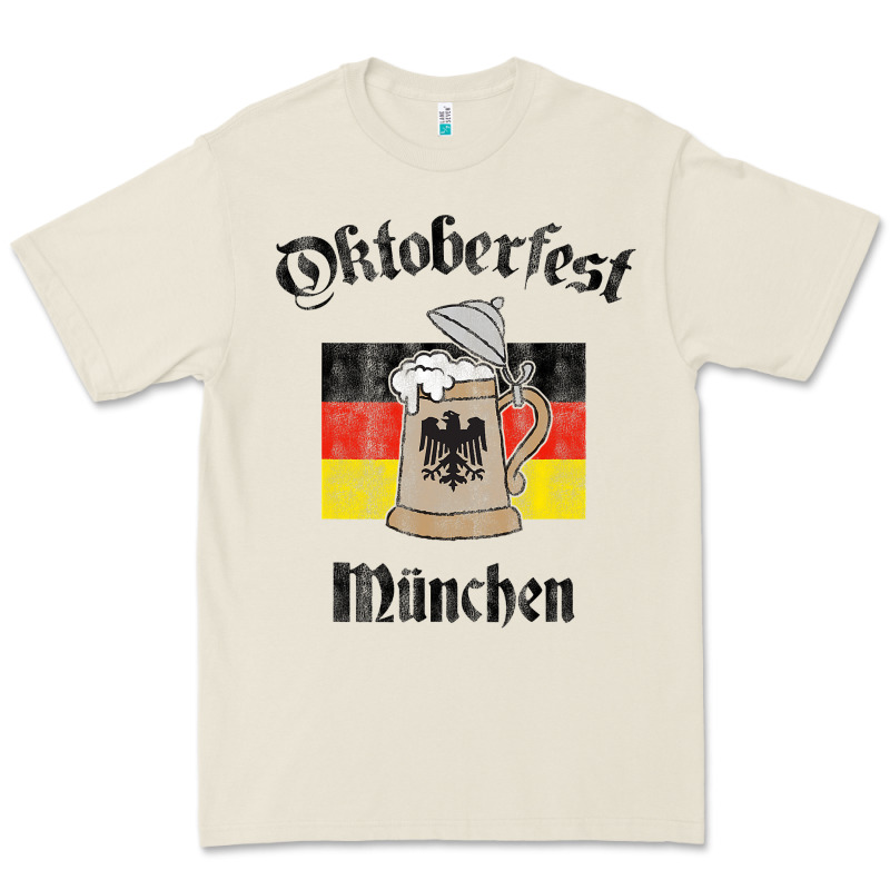 Oktoberfest München German Flag Beer Stein Premium Tee by longCreatives | Teevron