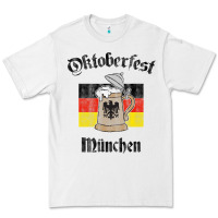 White Oktoberfest München German Flag Beer Stein Premium Tee - longCreatives