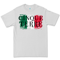Dove Grey cinque terre italy travel distressed t shirt Premium Tee - longCreatives