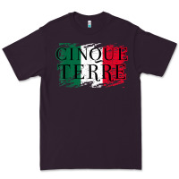 Cinque Terre Italy Travel Distressed T Shirt Premium Tee | Teevron