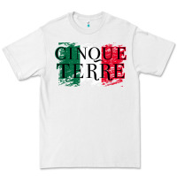 White cinque terre italy travel distressed t shirt Premium Tee - longCreatives