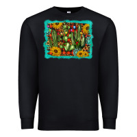 Black cactus christmas Premium Sweatshirt - BarkalooDesign