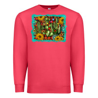 Cardinal cactus christmas Premium Sweatshirt - BarkalooDesign