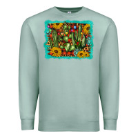Seafoam cactus christmas Premium Sweatshirt - BarkalooDesign
