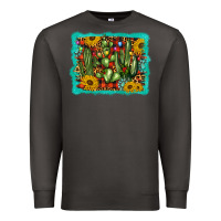 Smoke cactus christmas Premium Sweatshirt - BarkalooDesign
