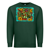 Sports Green cactus christmas Premium Sweatshirt - BarkalooDesign