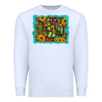 White cactus christmas Premium Sweatshirt - BarkalooDesign