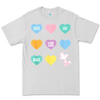 Dove Grey peanuts valentine candy heart Premium Tee - longCreatives