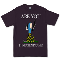 Plum Are You Threatening Me Funny Cartoon Halloween Premium Tee - longCreatives