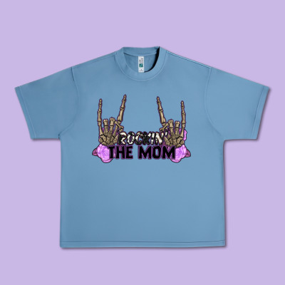 Rockin' The Mom Urban Heavy Tee Designed By Cowgirlartshop