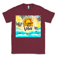 Burgundy sunny vibes Classic Tee - TumblerDesignByShophia