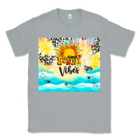 Heather Grey sunny vibes Classic Tee - TumblerDesignByShophia