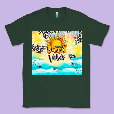 Sunny Vibes Classic Tee Designed By Tumblerdesignbyshophia