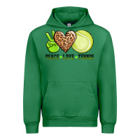 Emerald peace love tennis Urban Hoodie - AdoDesignShop