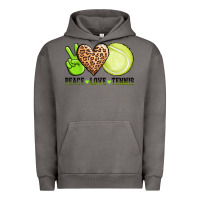 Pigment Tornado peace love tennis Urban Hoodie - AdoDesignShop