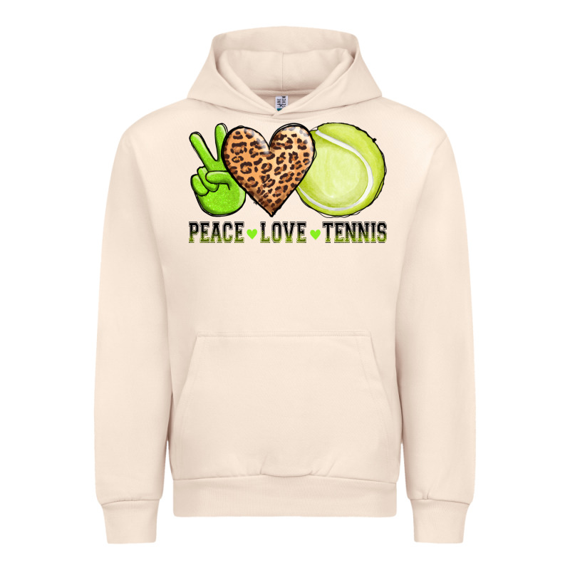 Peace Love Tennis Urban Hoodie by AdoDesignShop | Teevron