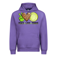 Tulip peace love tennis Urban Hoodie - AdoDesignShop