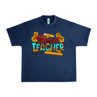 Navy blessed teacher Urban Heavy Tee - RanaPortraitStore