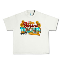 Pistachio blessed teacher Urban Heavy Tee - RanaPortraitStore