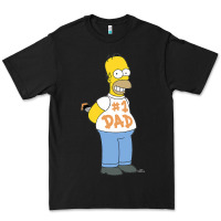 Black The Simpsons Homer Number 1 Dad Father's Day V2 Premium Tee - longCreatives